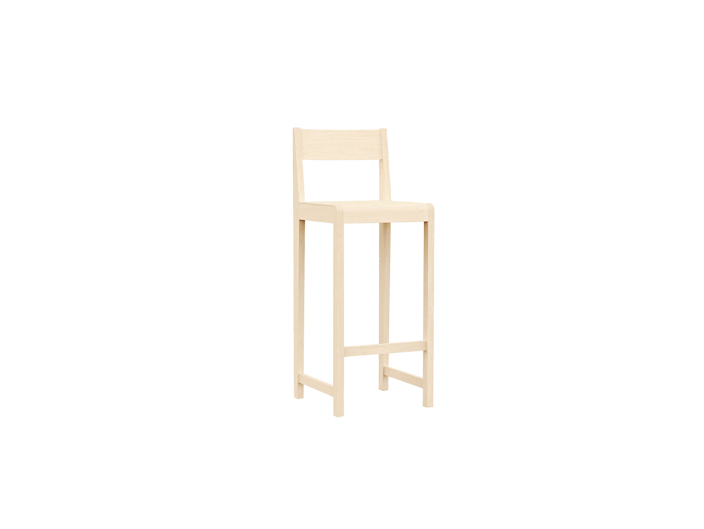 Bar Chair 01 by Frama - 76 cm Height - Oiled Solid Birch