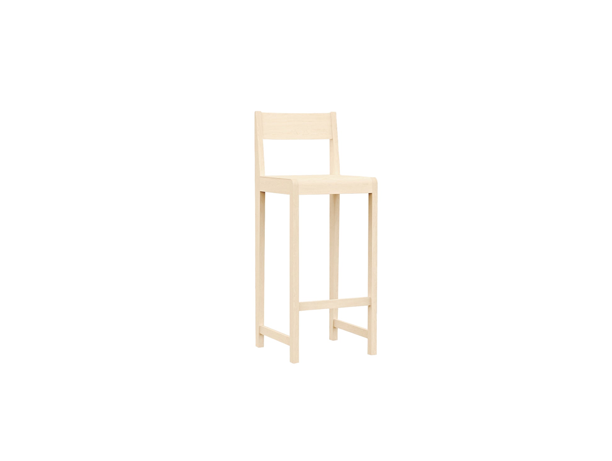 Bar Chair 01 by Frama - 76 cm Height - Oiled Solid Birch