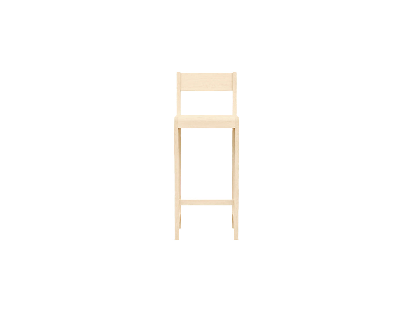 Bar Chair 01 by Frama - 76 cm Height - Oiled Solid Birch