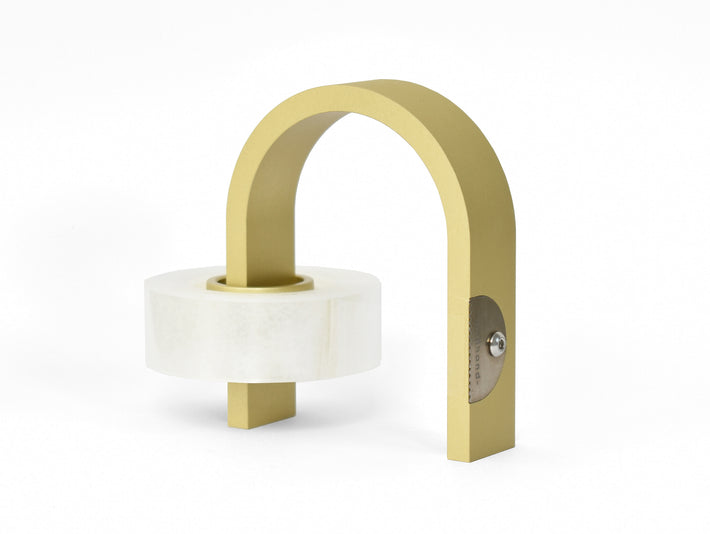 Hoop Tape Dispenser by Andhand - Gold Lustre