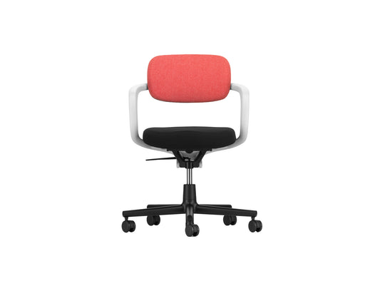 Allstar Office Chair by Vitra - Hopsak 66 Nero Seat / Hopsak 68 Pink Poppy Red Backrest (F60)