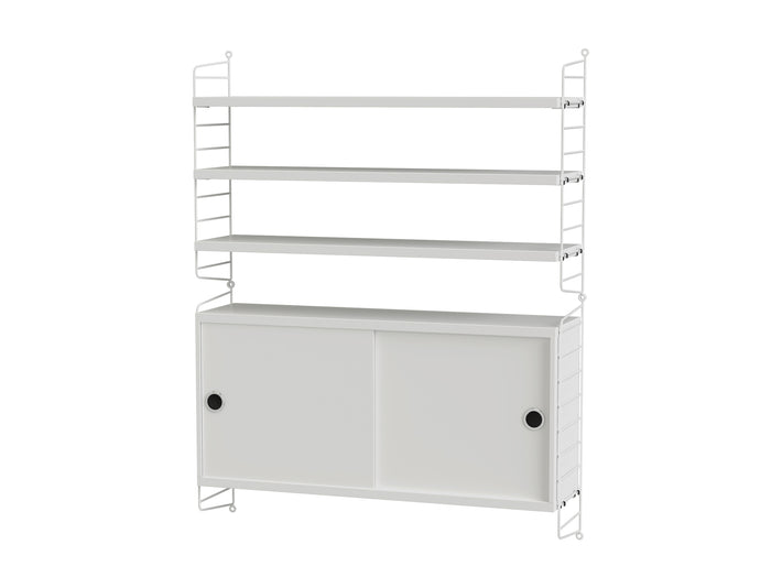 Living Room Combination I by String - white / white panels