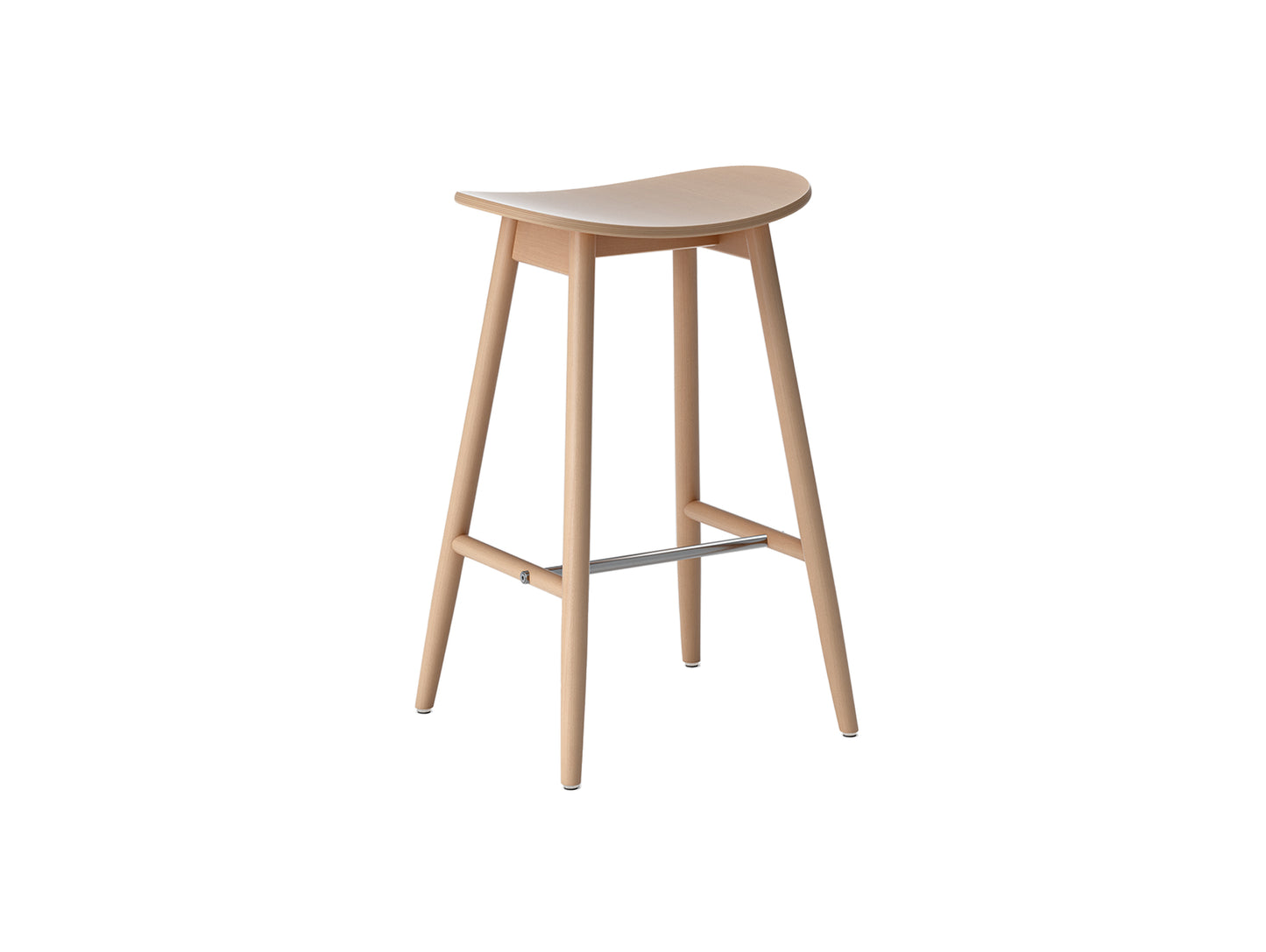 Icha Bar Stool by Massproductions - H650 / Natural Beech