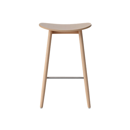 Icha Bar Stool by Massproductions - H650 / Natural Beech