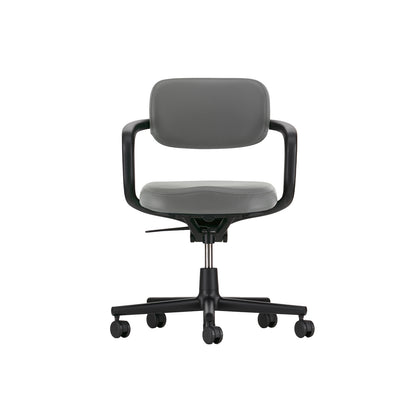 Allstar Office Chair by Vitra - Leather 21 Dim Grey Seat / Leather 21 Dim Grey Backrest (L20)