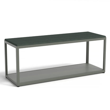 New Order Bench - Combination 100 - Army Frame, Remix 973 Upholstery
