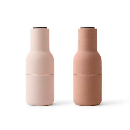 Menu Bottle Grinders (Walnut top) - Nudes