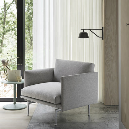 Black Ambit Wall Lamp by Muuto