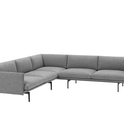 Muuto Outline Corner Sofa - Hallingdal 166