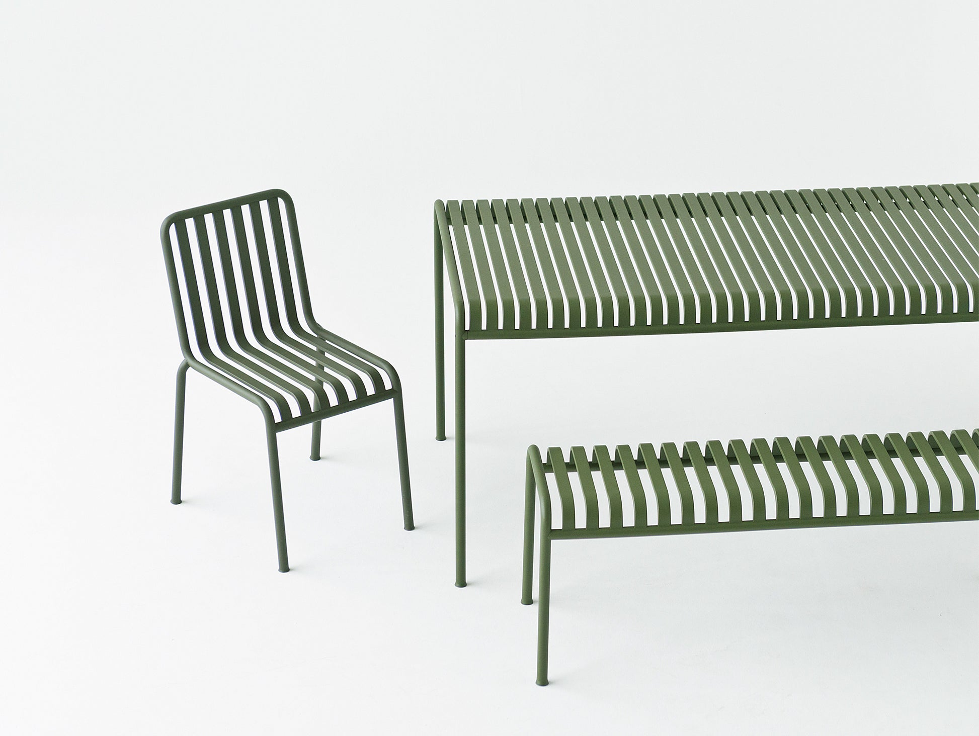 HAY Palissade Bench - Olive