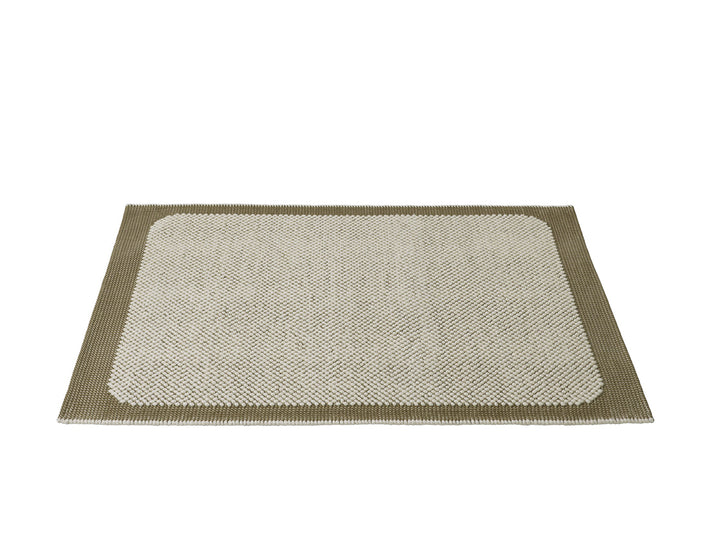 Small Brown Green Pebble Rug by Muuto