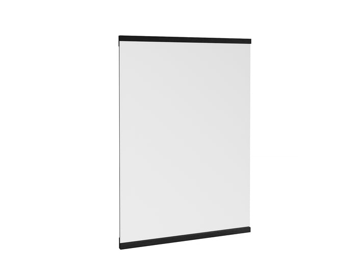 Moebe Rectangular Wall Mirror - 50 x 70 cm - Black Painted Oak