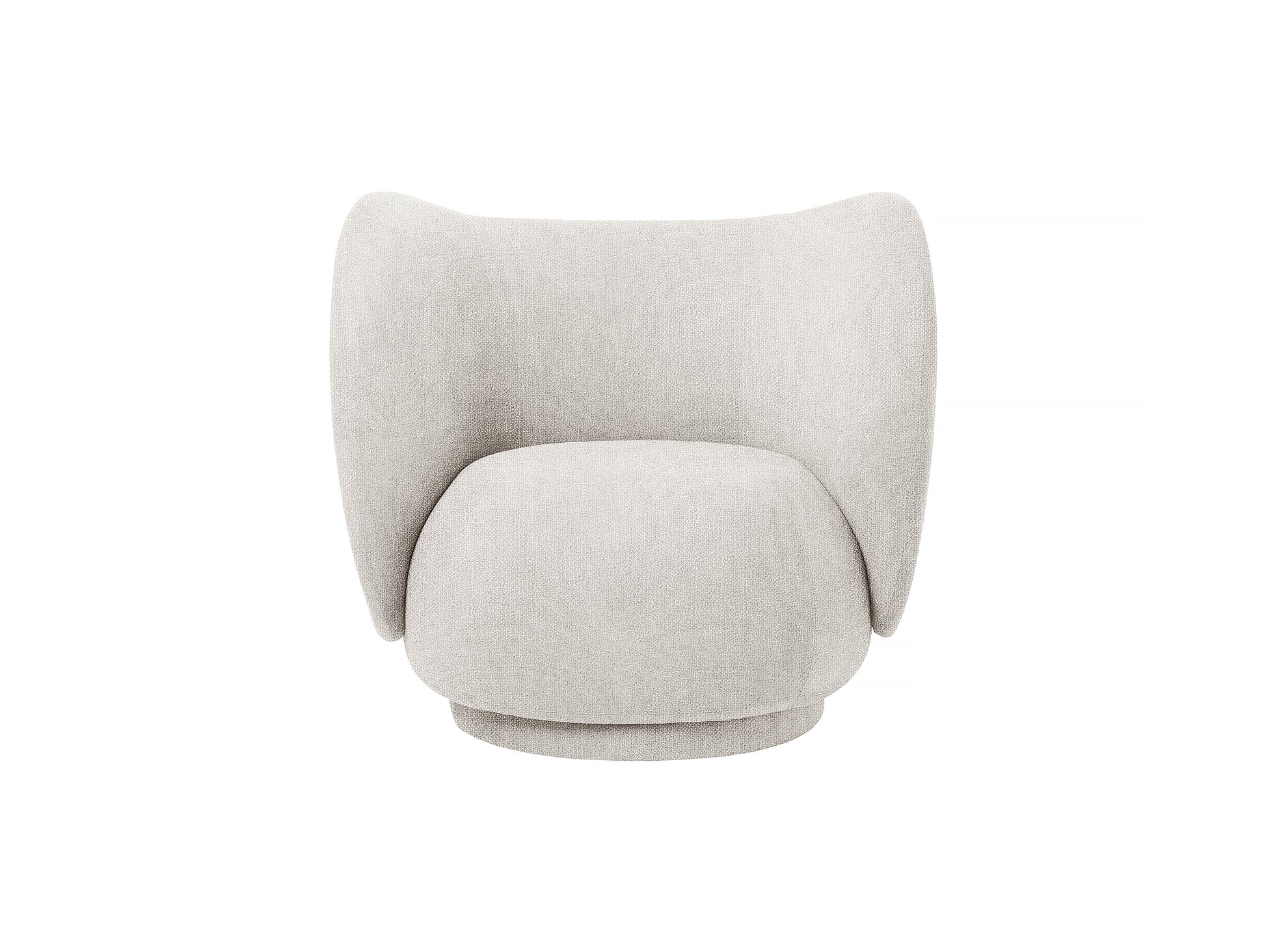 Rico Lounge Chair in Off-White Bouclé by Ferm Living