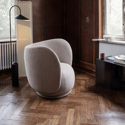 Rico Lounge Chair in Sand Bouclé by Ferm Living