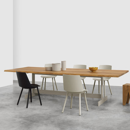 CH04 Houdini Chair by e15 - Silk Grey / Jet Black