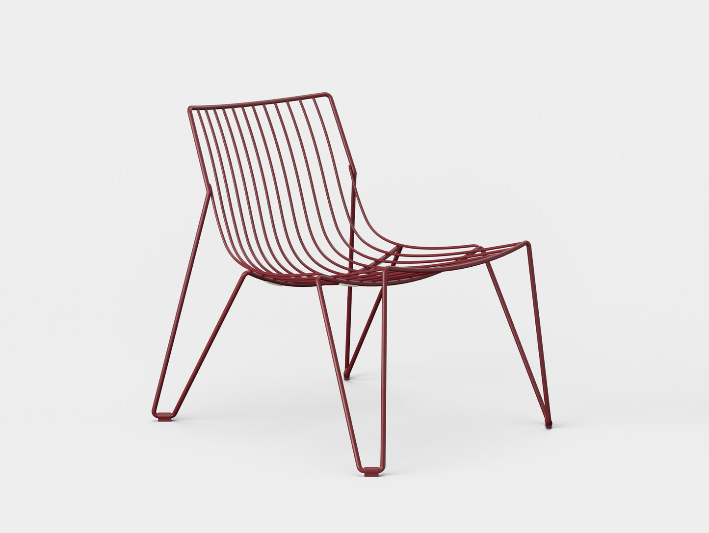 Tio Easy Chair-Wine Red