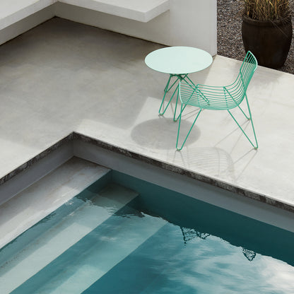 Tio Easy Chair by Massproductions - Oilcloth Green