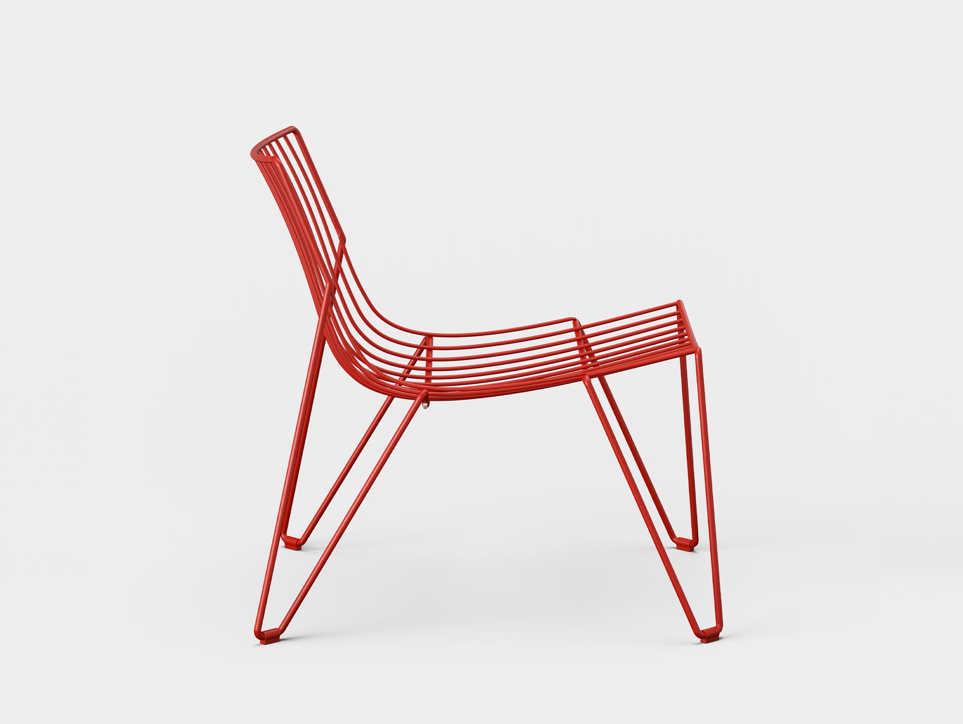 Tio Easy Chair by Massproductions - Pure Red