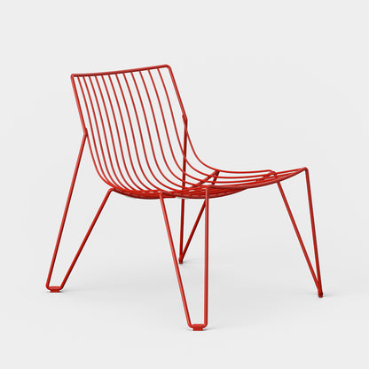Tio Easy Chair by Massproductions - Pure Red
