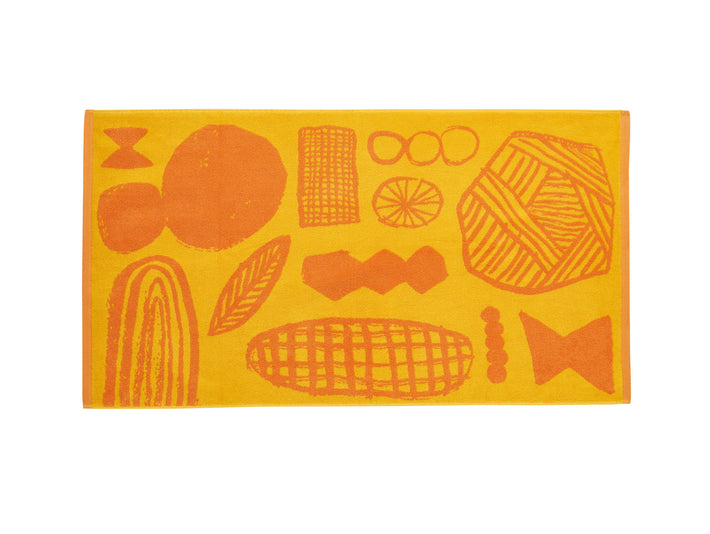 Marmalade Mix Bath Towel by Donna Wilson