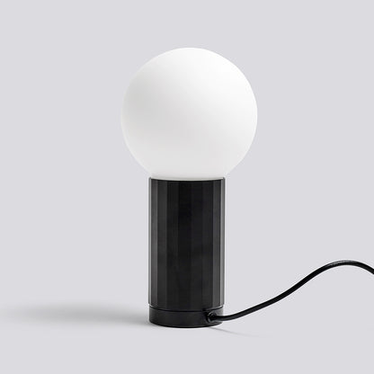 Black Turn On Lamp by HAY