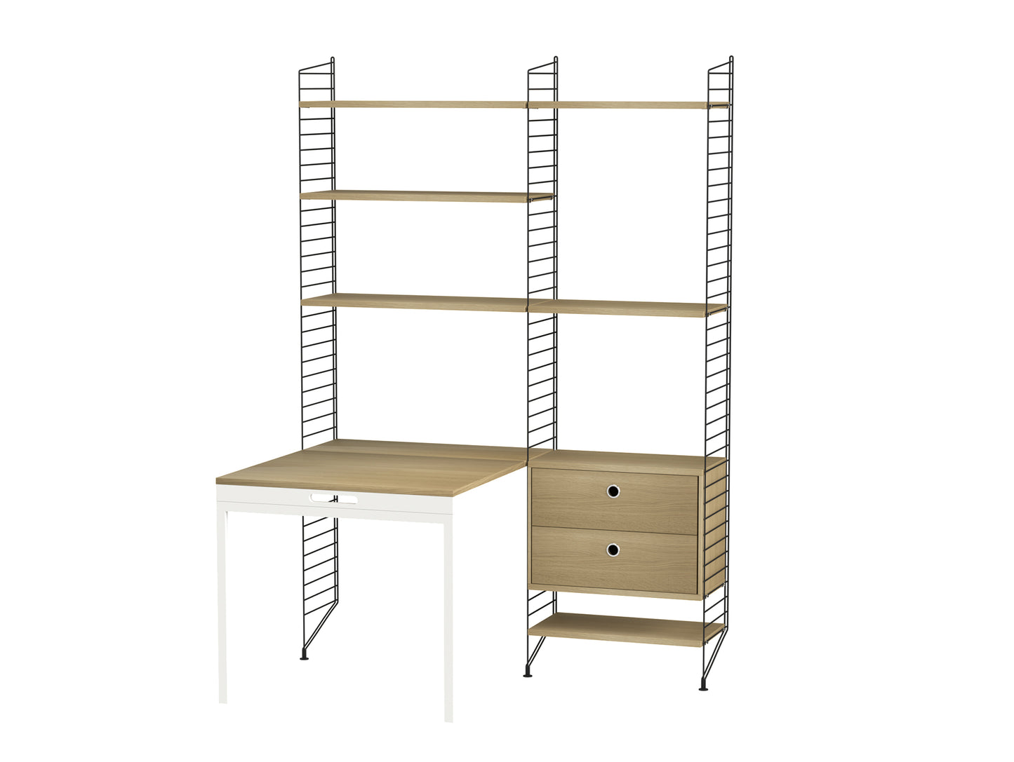 Workspace Combination E by String - oak / black