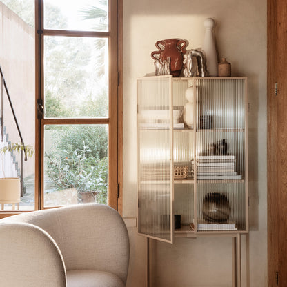 Rico Lounge Chair in Off-White Bouclé by Ferm Living