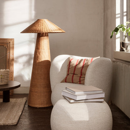 Rico Lounge Chair in Off-White Bouclé by Ferm Living