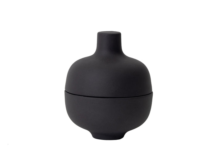 Small Bowl with Lid / Sand Secrets Collection / Black Clay by Design House Stockholm