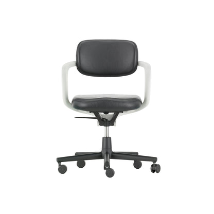 Allstar Office Chair by Vitra - Leather 66 Nero Seat / Leather 66 Nero Backrest (L20)