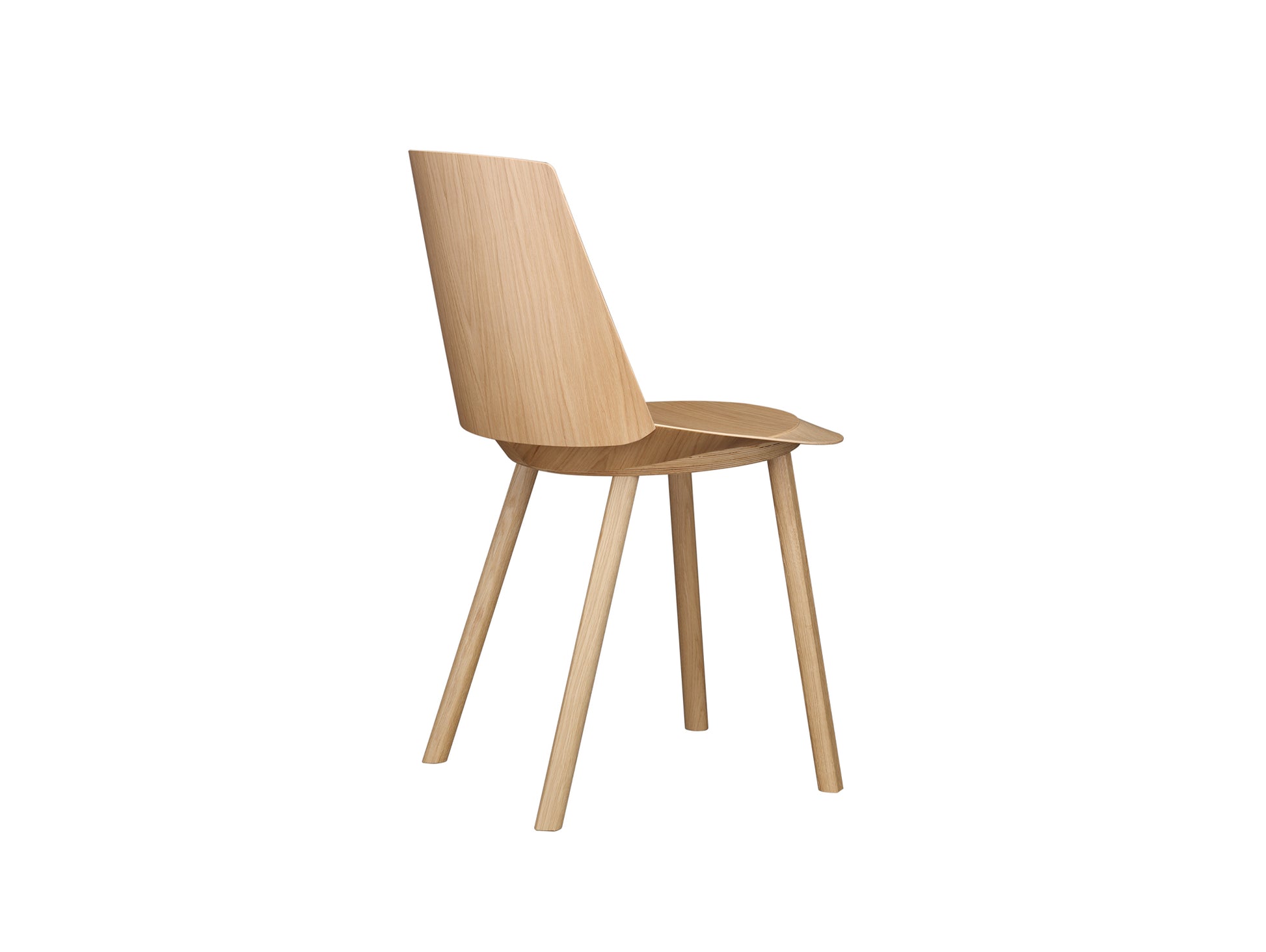 CH04 Houdini Chair by e15 - Clear Lacquered Oak