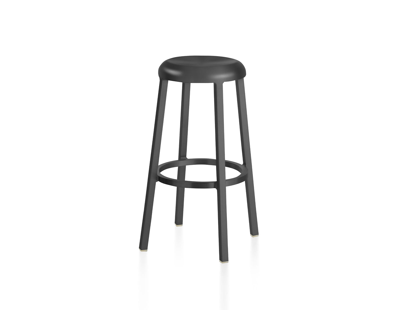 Za Bar Stool by Emeco - Dark Grey