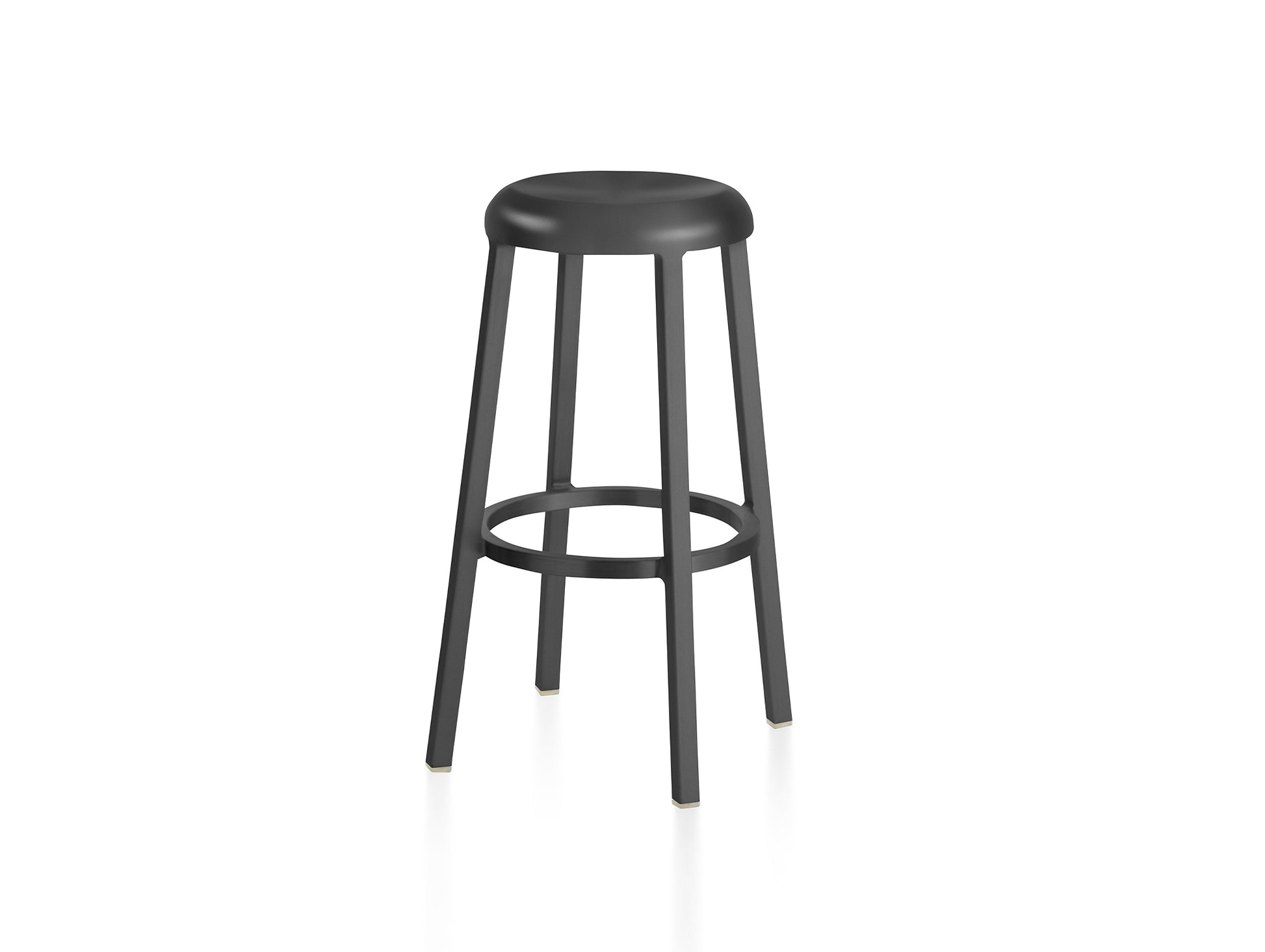 Za Bar Stool by Emeco - Dark Grey