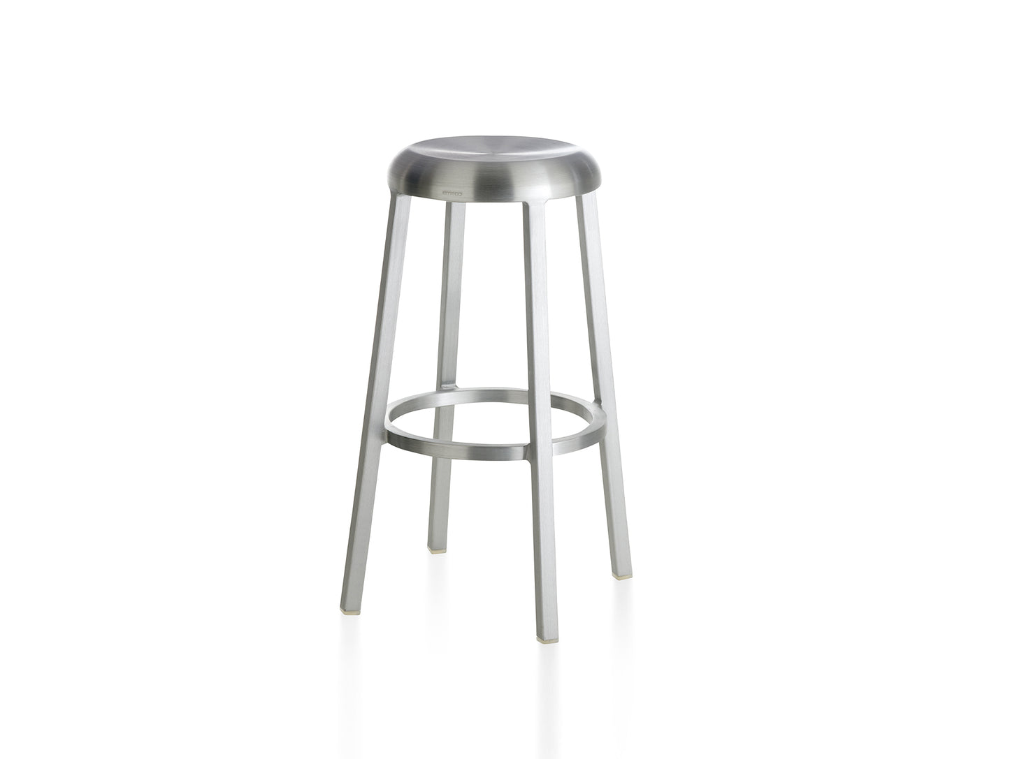 Za Bar Stool by Emeco - Brushed Aluminium