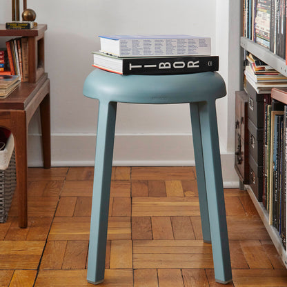 Za Small Stool by Emeco - Light Blue