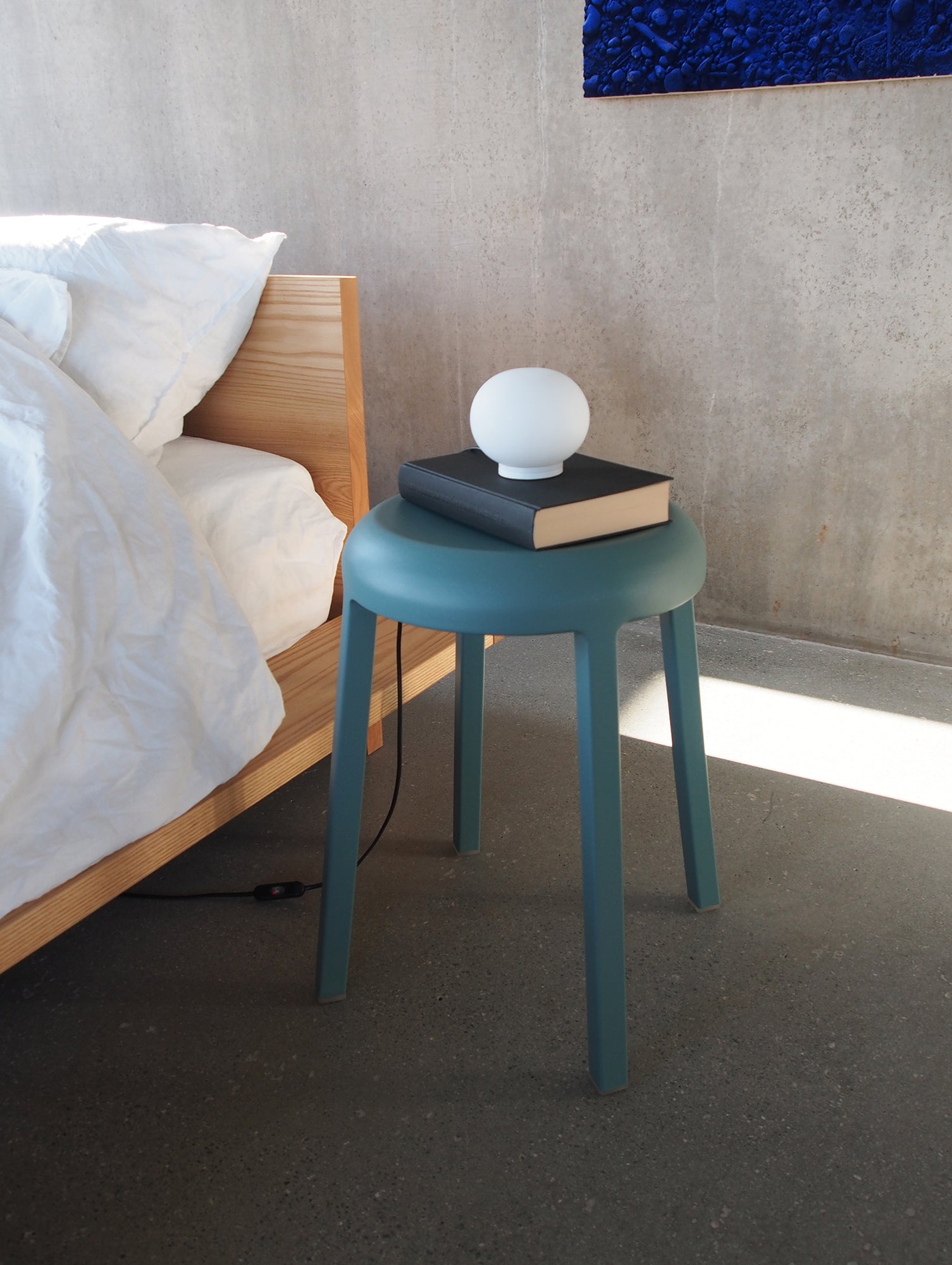 Za Small Stool by Emeco - Light Blue